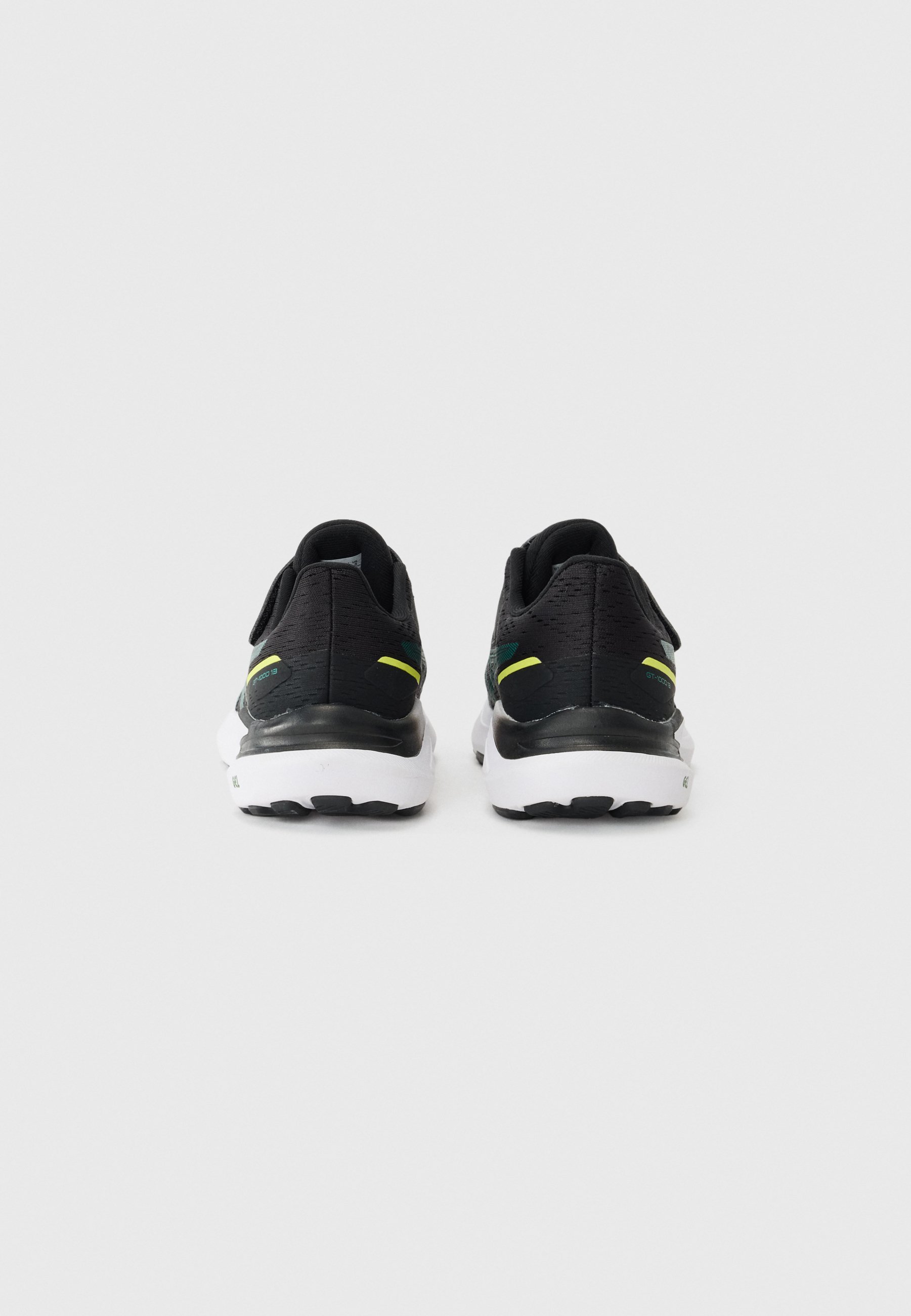 ASICS GT 1000 UNISEXE - Chaussures de running sur route - noir/vert jaspe