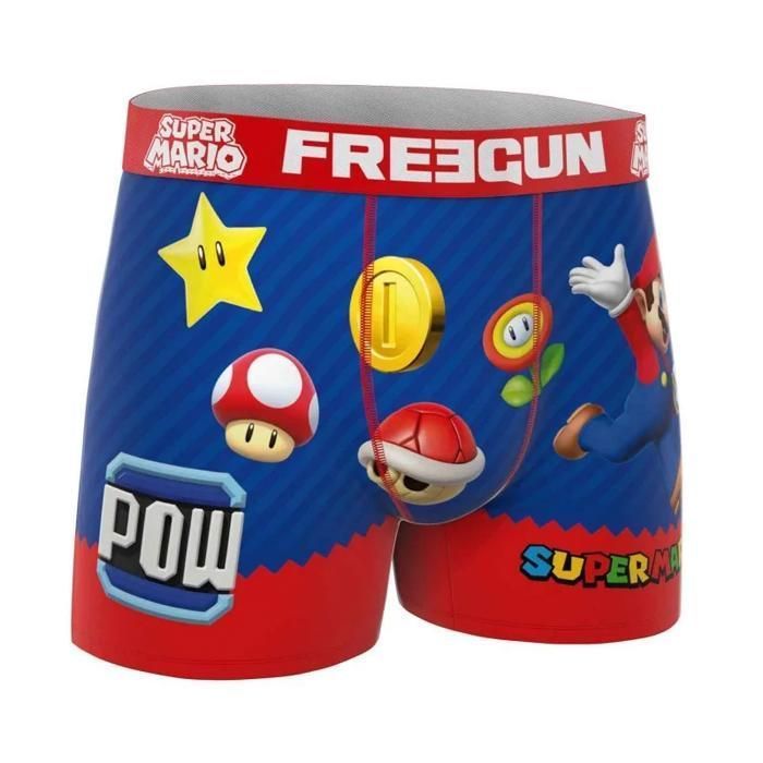 Boxer da uomo FREEGUN, confezione da 3, Super Mario Bros 9