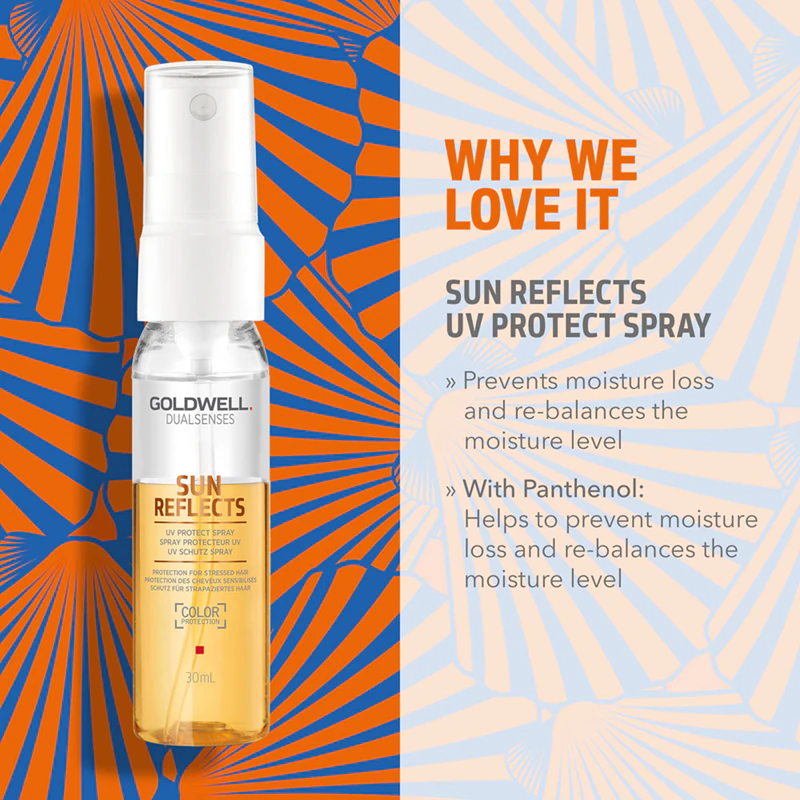 Kit de viagem Goldwell Dualsenses Sun Reflects para cabelos expostos ao sol