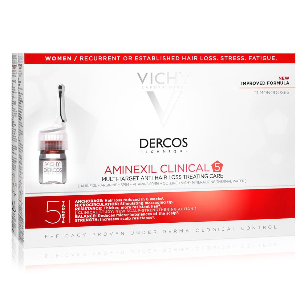 Виши третман против опадања косе са комплексним дејством 6x21ml Dercos Aminexil Clinical