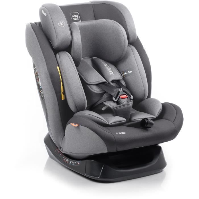 Cadeira auto - BABYAUTO - LOLO IBELT - Grupo 0/1/2/3 - 40 / 150 cm - Tamanho I - Reclinável - Redutor - Cinza