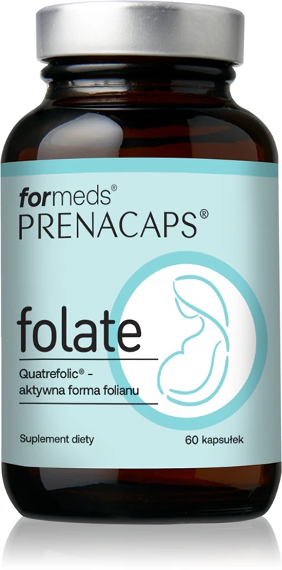 Prenacaps folātu uztura bagātinātāja kapsulas grūtniecēm