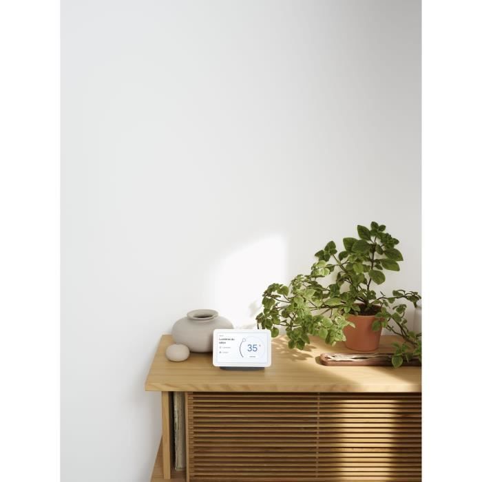 Affichage intelligent - Google Nest Hub 2nd Gen - Anthracite - Contrôlez des centaines d'appareils connectés