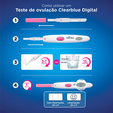 Clearblue Test de Ovulación Digital 10 unidades