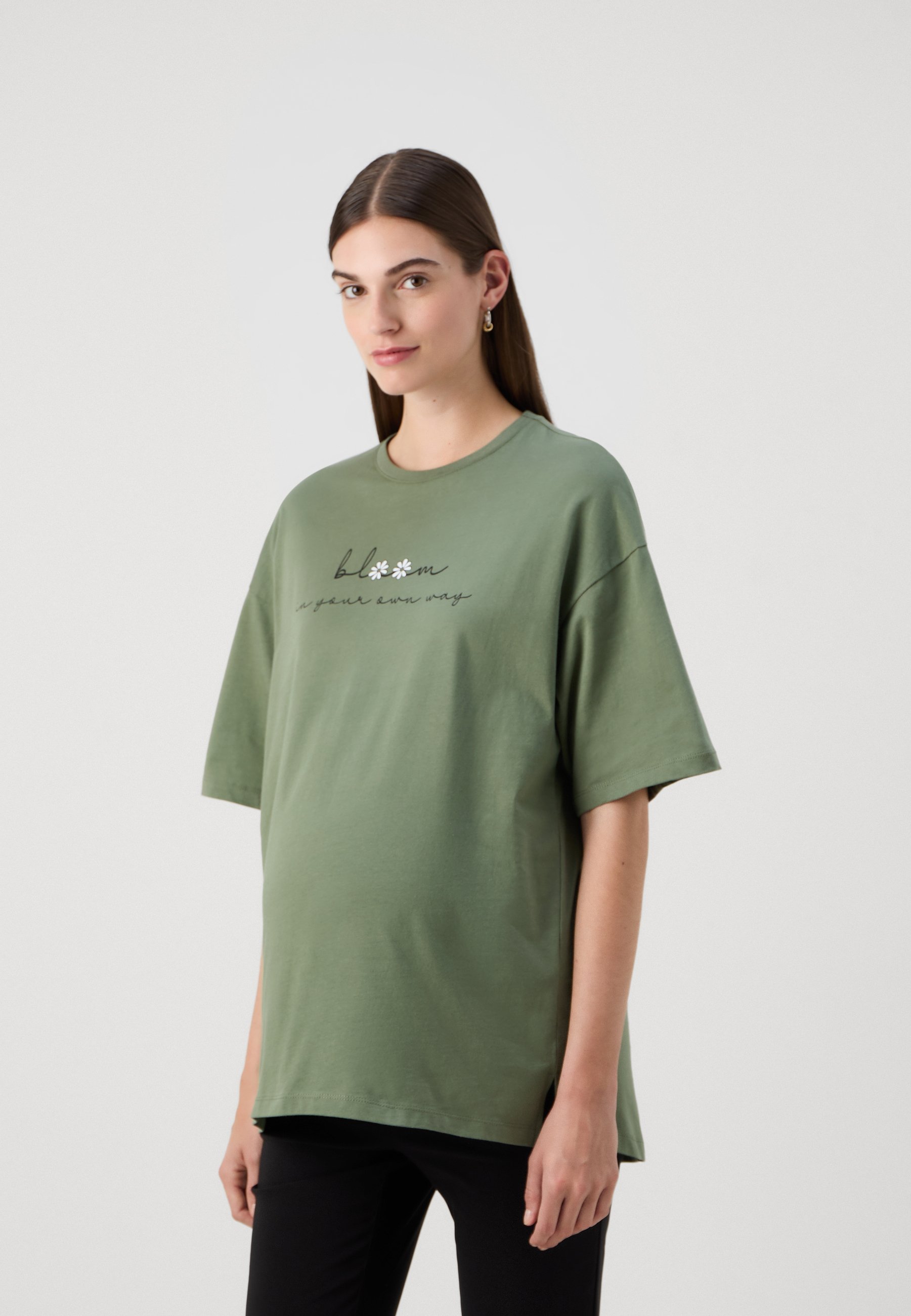 T-shirt de maternité imprimé Even&Odd - vert
