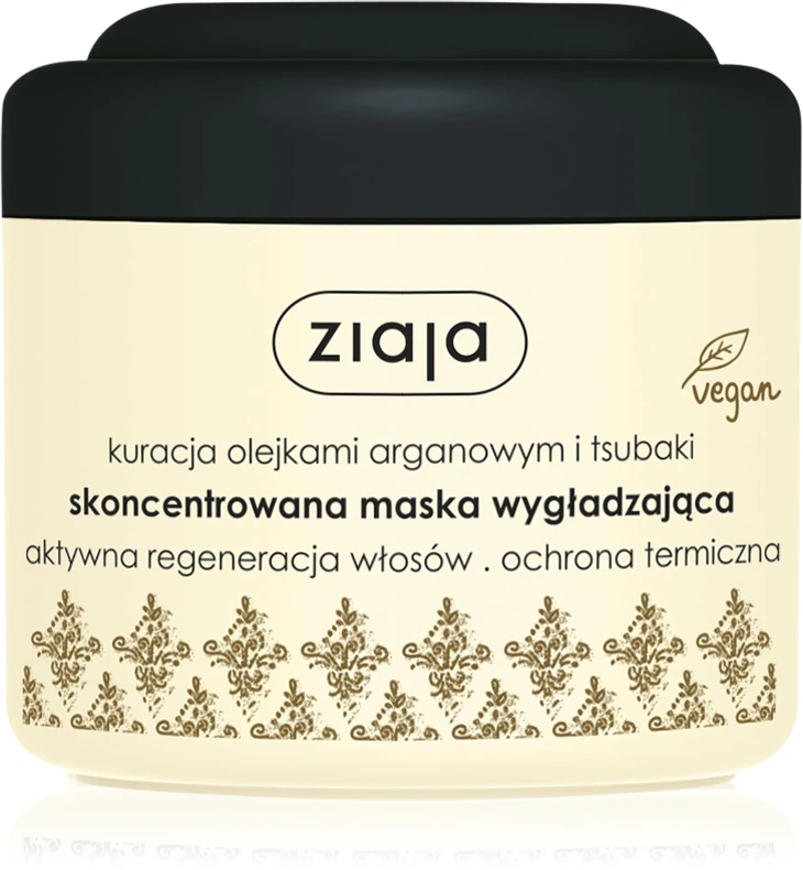 Ziaja Arganový a Tsubaki olejový krém, koncentrovaná vyhladzujúca maska